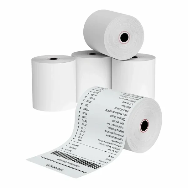 Rouleau Papier Thermique 80 mm 40m (5 bobines)