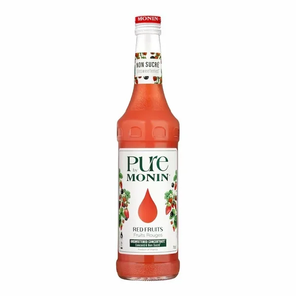 Monin – Pure by Monin Fruits Rouges Sans Sucre Ajoute 700 ml