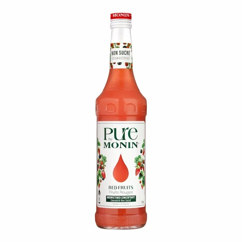Monin – Pure by Monin Fruits Rouges Sans Sucre Ajoute 700 ml