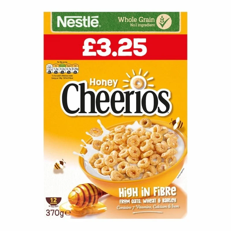 Nestlé Cheerios Honey Cereal 370g