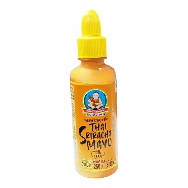 Suree – Thai Sriracha Mayo Sauce – Dek Som Boon 250 g – Sauce Epicee Mayo Thailandaise