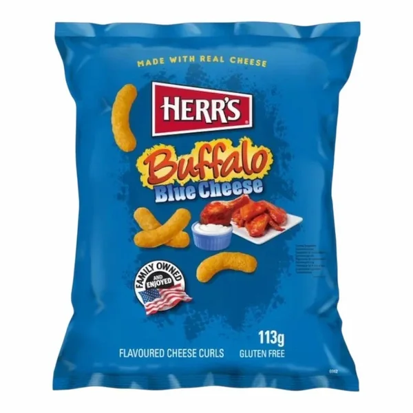 Herr's – Herrs Buffalo Blue Cheese 113 g – Chips au Fromage Buffalo