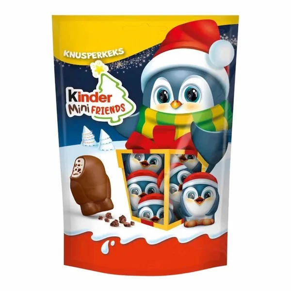 Kinder Mini Friends Eclats de Biscuits Saveur Cacao – 122 g