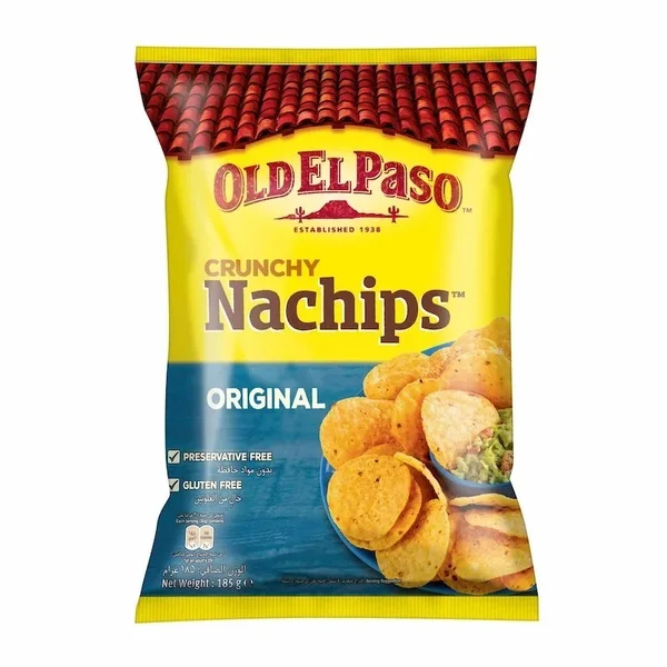 Old El Paso Chips de Tortilla Croquantes Original 185 g