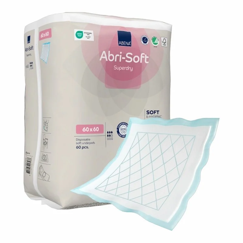 Abena Abri Soft Superdry Aleses Jetables 60x60cm – 60 Pieces | Protections de Lit Absorbantes — vue 2
