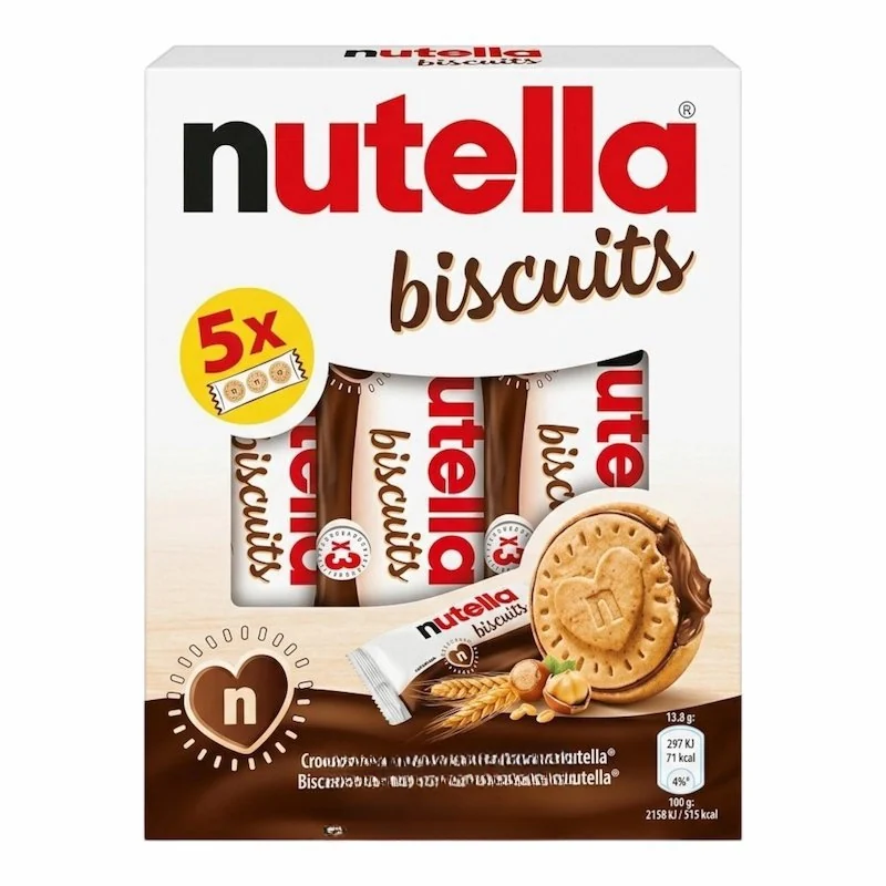Ferrero Nutella Biscuits 207 g – Biscuits Fourrés à la Crème Nutella