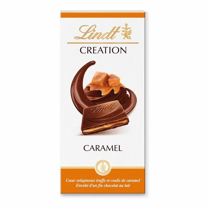 Lindt CREATION Caramel Tablette de Chocolat au Lait 150g