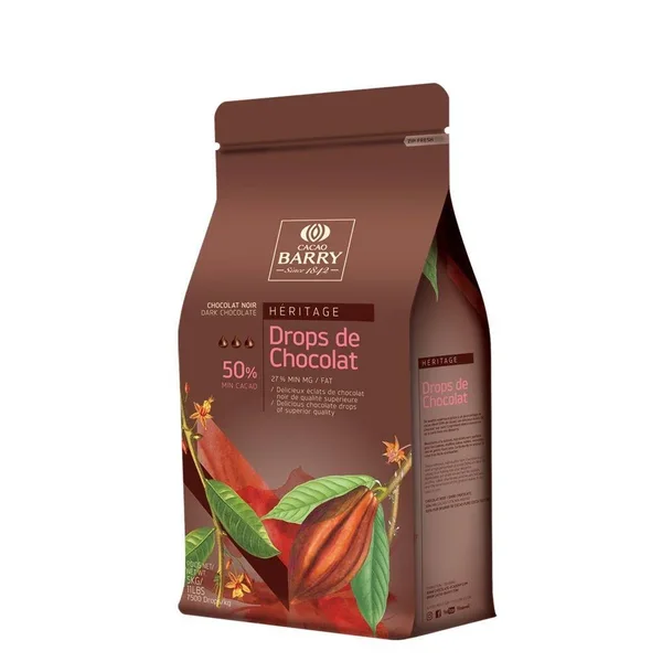 Cacao Barry – Barry Pepites Chocolat Noir 50% – 500 g