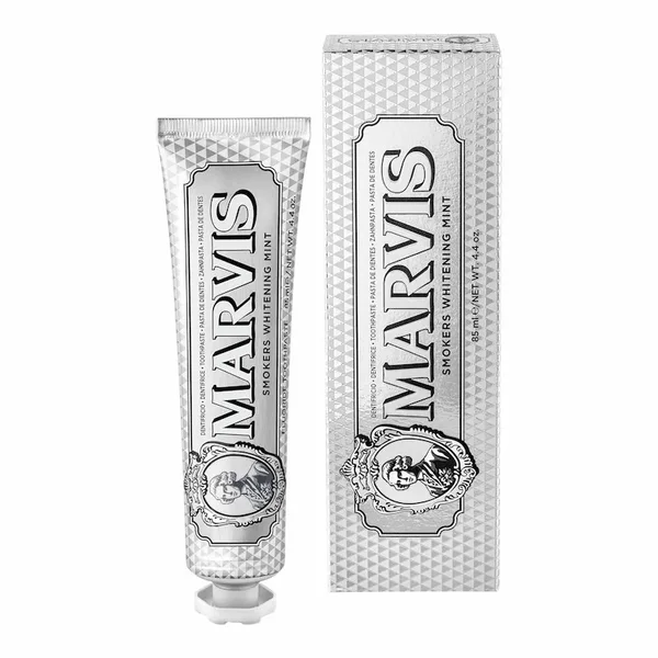 Marvis Smokers Whitening Toothpaste Mint 85 ml – Dentifrice Blanchissant & Fraîcheur Intense