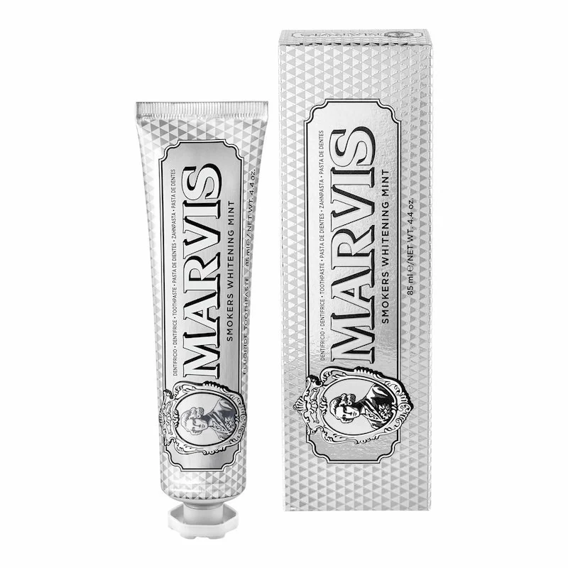 Marvis Smokers Whitening Toothpaste Mint 85 ml – Dentifrice Blanchissant & Fraîcheur Intense