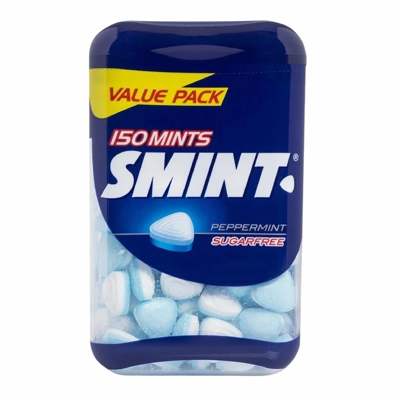 Smint Menthe Poivrée Sans Sucre – 150 Comprimés