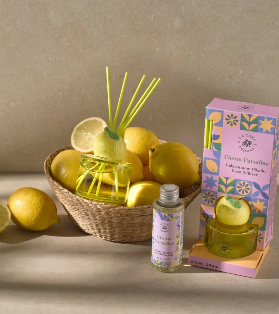 La Casa de los Aromas Diffuseur a Batonnets Citrus Paradise 100ml – Parfum d’Intérieur Citron — vue 2