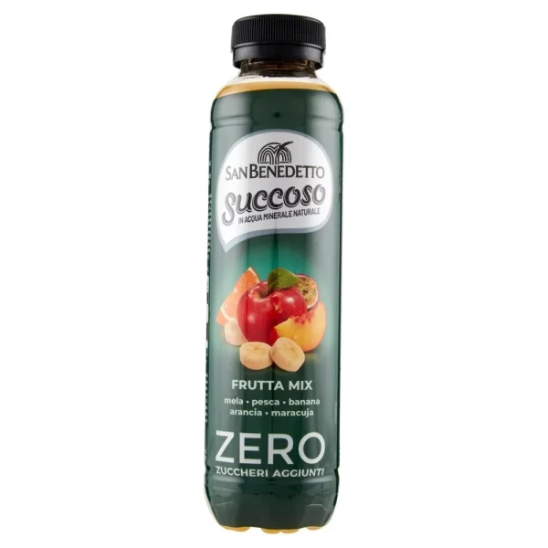 San Benedetto Succoso Zero Fruta Mix 400ml – Boisson aux Fruits Sans Sucres Ajoutés