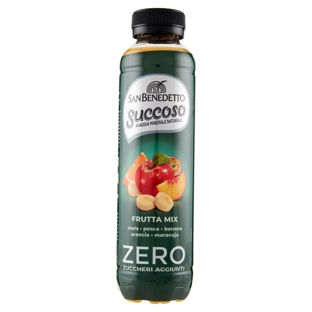 San Benedetto Succoso Zero Fruta Mix 400ml – Boisson aux Fruits Sans Sucres Ajoutés