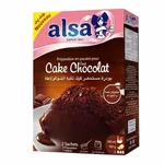 Alsa Preparation Cake Chocolat aux Pepites 400 g – Gâteau Moelleux Facile