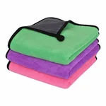 Serviette de Nettoyage en Microfibre 3 Pièces 40×40 cm Ultra Absorbante Multi Usage