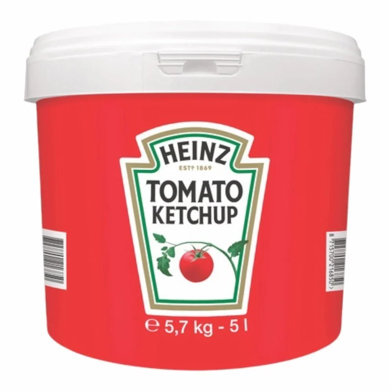 Heinz Ketchup en Seau – 5,7 kg / 5 L