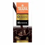 Trapa Chocolat Noir 80% Sans Sucres Ajoutés 80g