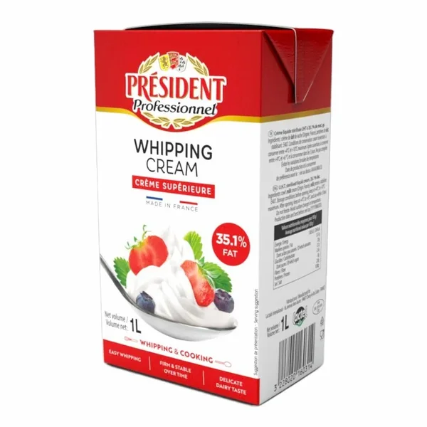 Président – Creme Liquide UHT Président 35% MG – 1L