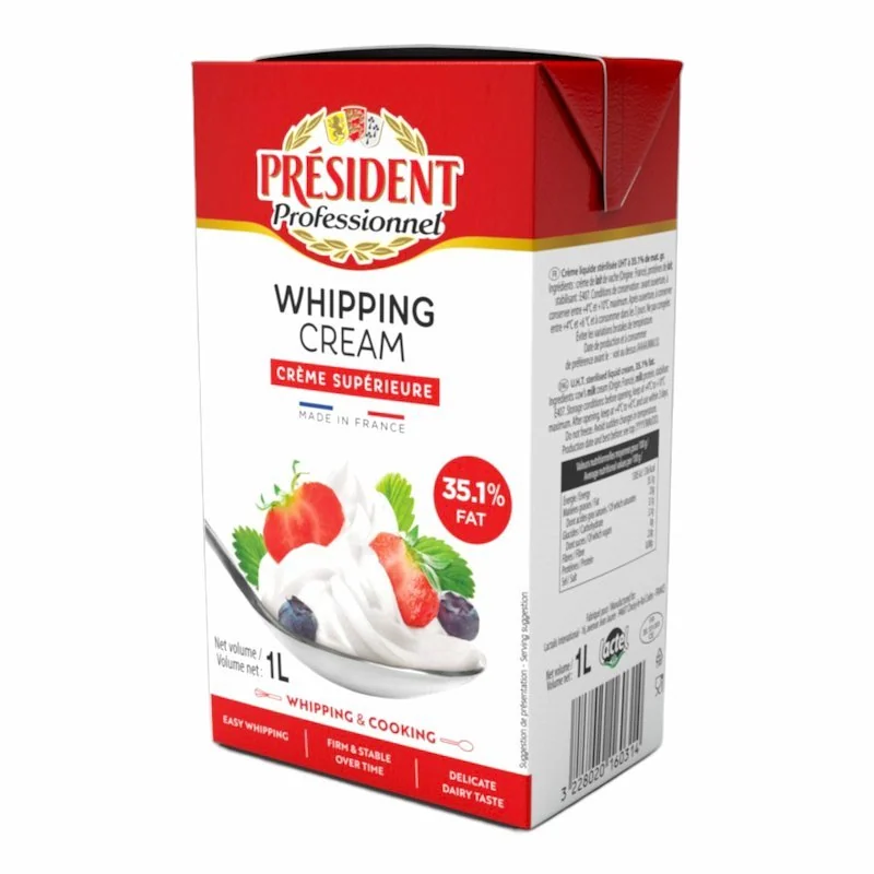 Président – Creme Liquide UHT Président 35% MG – 1L