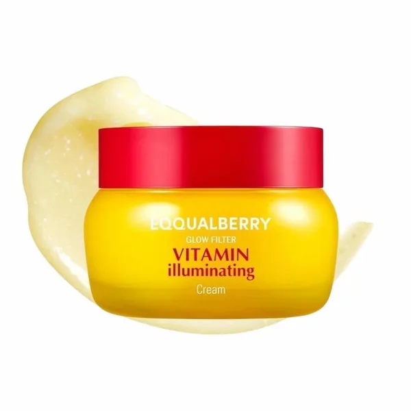 EQQUALBERRY – Equalberry Creme Illuminante aux Vitamines pour une Peau Radieuse – 50 ml | Éclat & Hydratation