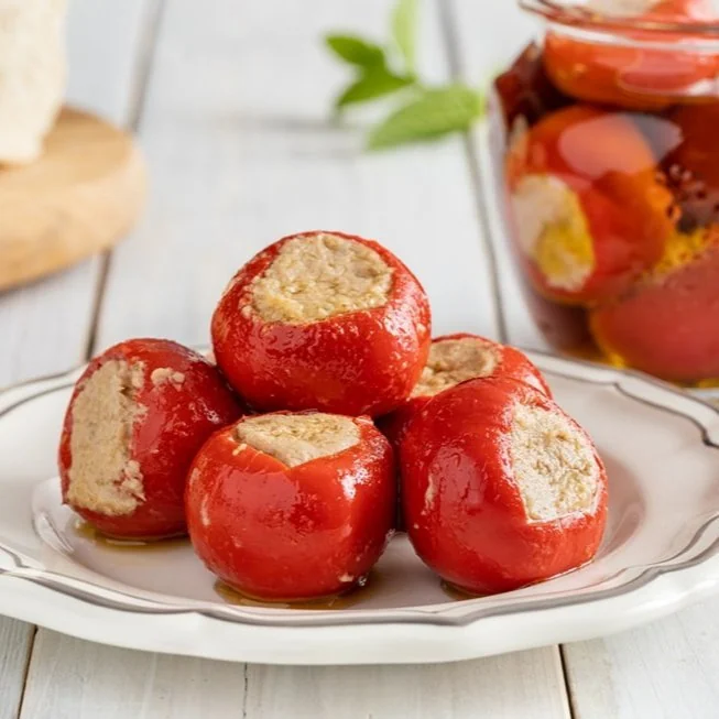 Peperoncini Farcis au Thon et Câpres – Bocal 314 g — vue 2