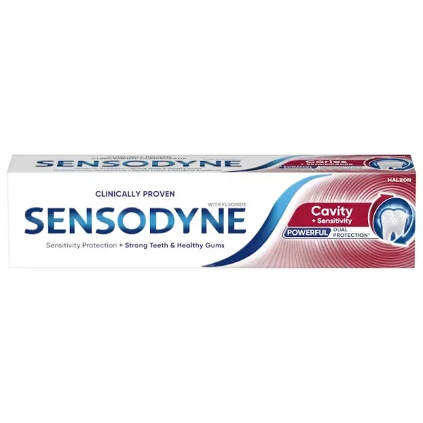Sensodyne Cavity + Sensitivity – Dentifrice Protection Sensibilité Dentaire & Anti-Caries 100ml