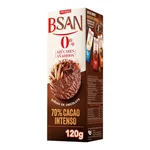 Virginias – Bsan Biscuit Enrobé chocolat 70% Cacao Sans Sucre 120 g