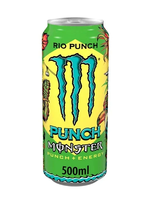 Monster Energy Rio Punch 500ml – Boisson Énergisante aux Fruits Exotiques