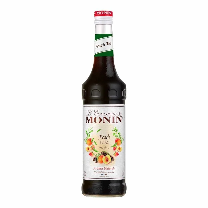 MONIN Concentre The Peche 700 ml – Saveur fruitée et rafraîchissante