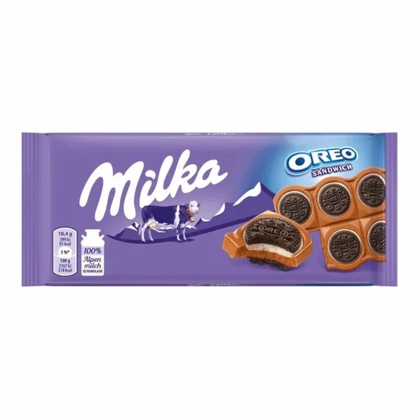 Milka Oreo Sandwich Chocolate 92g