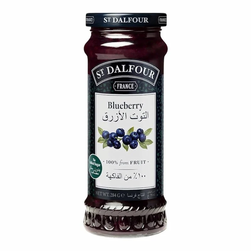 St Dalfour – Confiture de Myrtilles Sans Sucre Saint Dalfour – 284 g