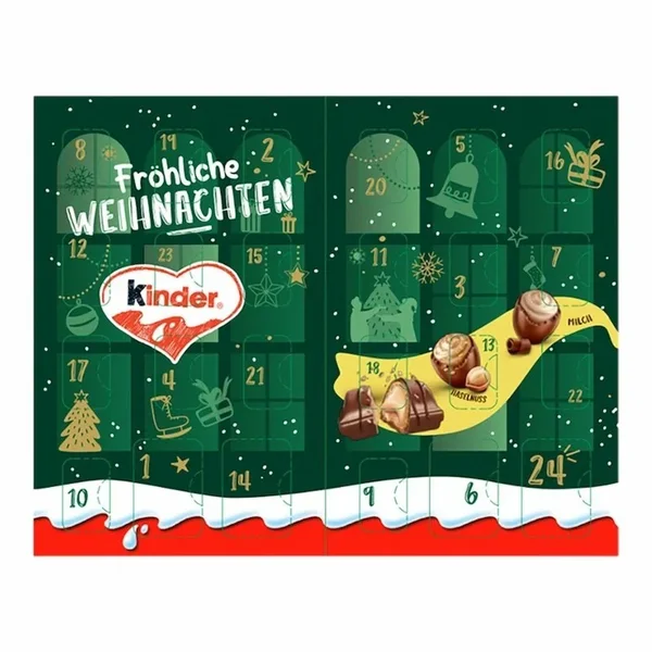 Ferrero – Calendrier de lAvent Kinder Mix – Table 121g