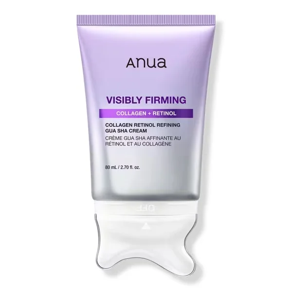 Anua Creme Gua Sha Raffinante au Rétinol et au Collagene 80ml – Soin Visage Anti Age Raffermissant