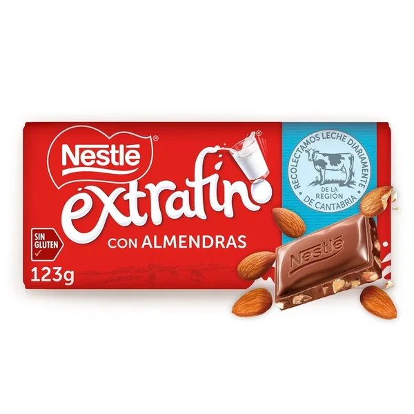 Nestle Extra Fine Chocolat Amande 123 g