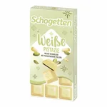 Schogetten Weisse Pistazie 100 g – Chocolat Blanc Crémeux aux Pistaches Croquantes