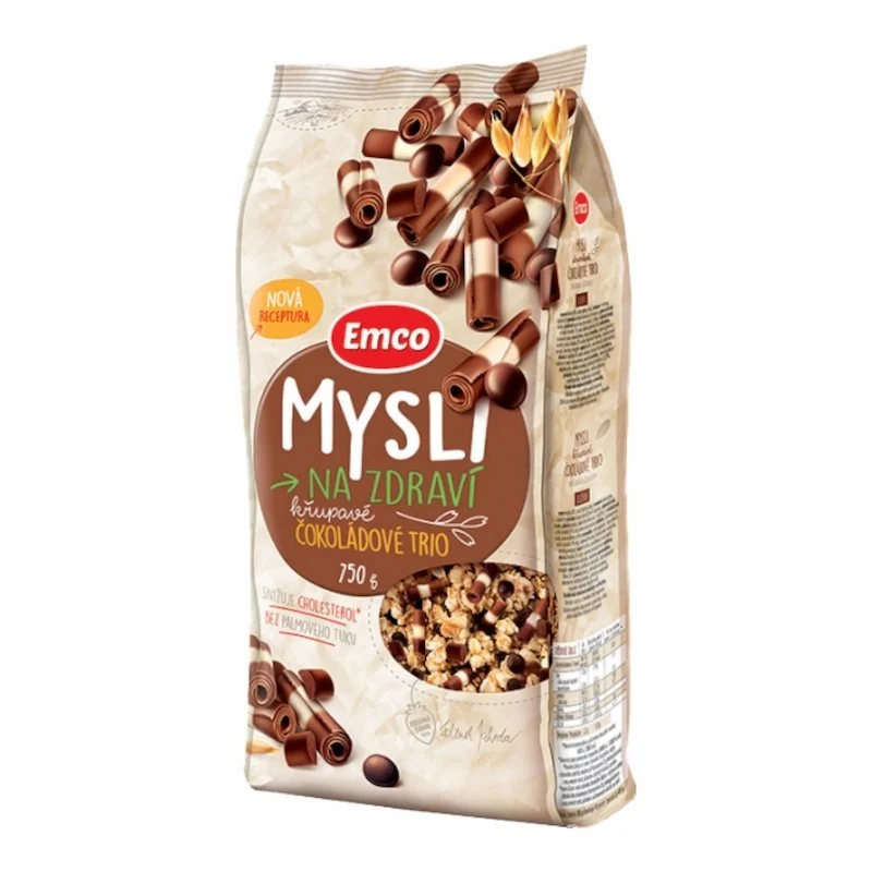 EMCO Crunchy Musli Chocolat et Noisette 750g