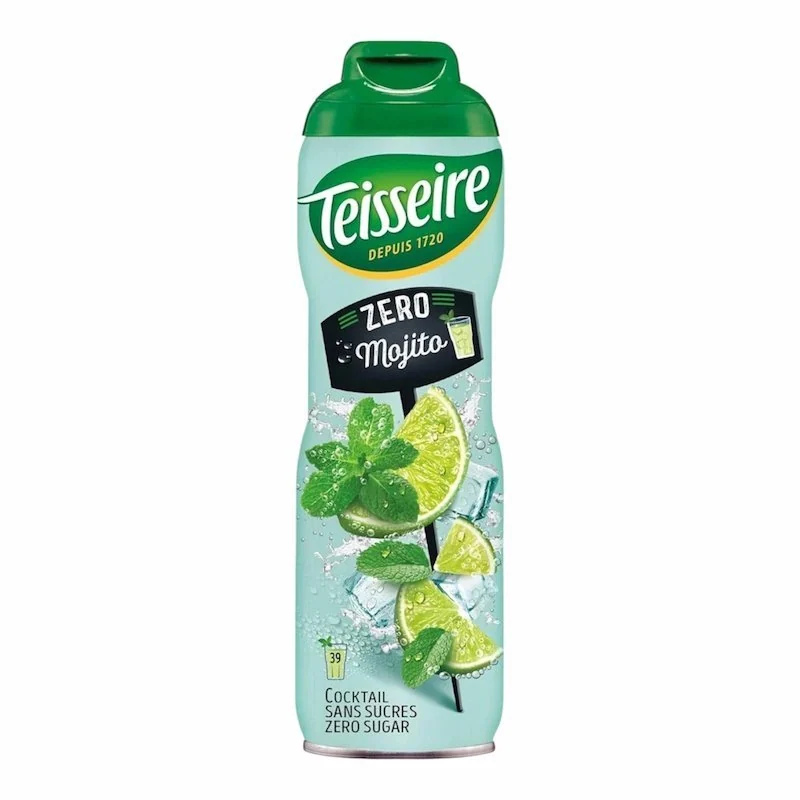 Teisseire – Sirop Teisseire Saveur Mojito Sans Sucres – 60 cl